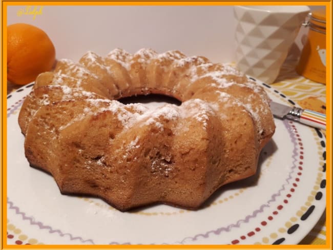 Gâteau au yaourt à l’orange pour le dessert