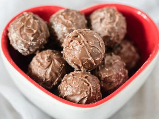 Truffes au chocolat healthy - Recette régime