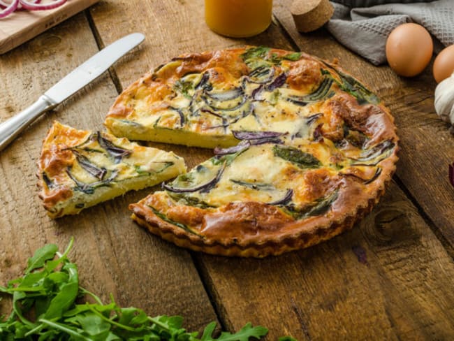 Quiches potiron poulet et épinards mozza