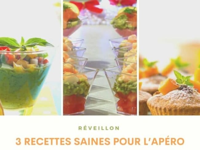 Verrines, gaspacho et muffins pour l’apéro