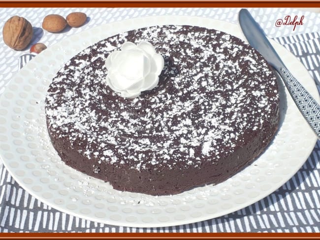 Fondant chocolat pralin sans lactose, sans gluten