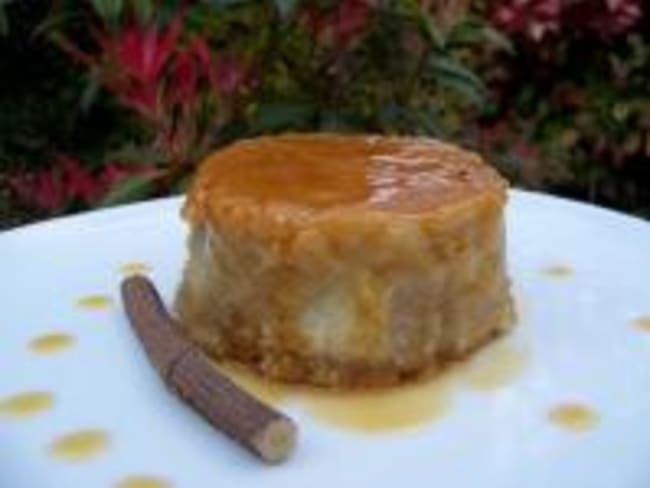 Le Flan Biscuité Poires et Réglisses