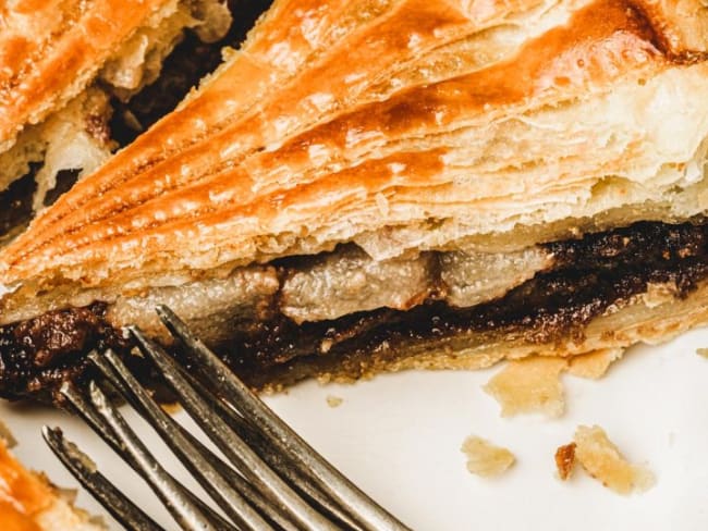 Galette des rois poire chocolat pour l'épiphanie