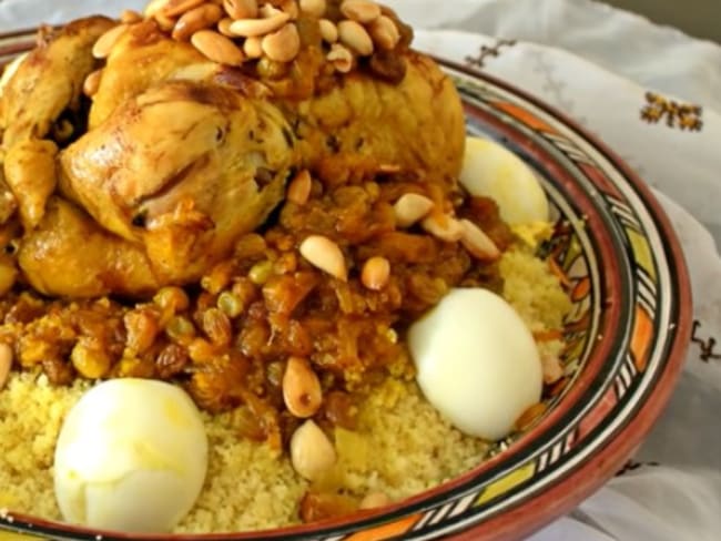 Couscous traditionnel au poulet