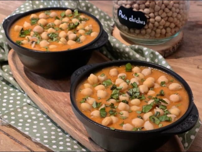 Soupe ragoût aux pâtes et aux pois chiches de Ricardo