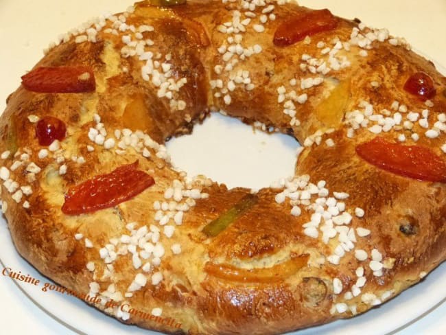 Gâteau des rois aux fruits confits pour l'épiphanie