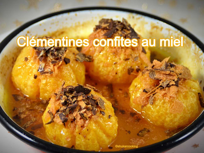 Clémentines confites au miel