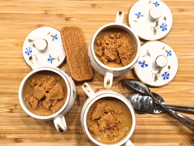 Crèmes dessert à la pâte de Speculoos