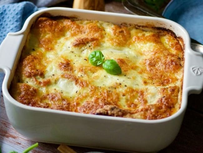 Lasagnes au saumon épinards et béchamel (pâte fraiche maison)