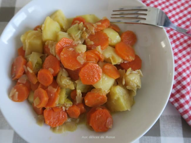 Fondue de poireau aux carottes et pomme de terre, au Cookéo ou pas