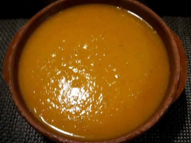 Soupe de carottes express