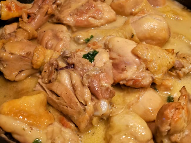 Cuisses de poulet au Muscat