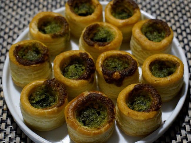 Mini bouchées feuilletés à l'escargot