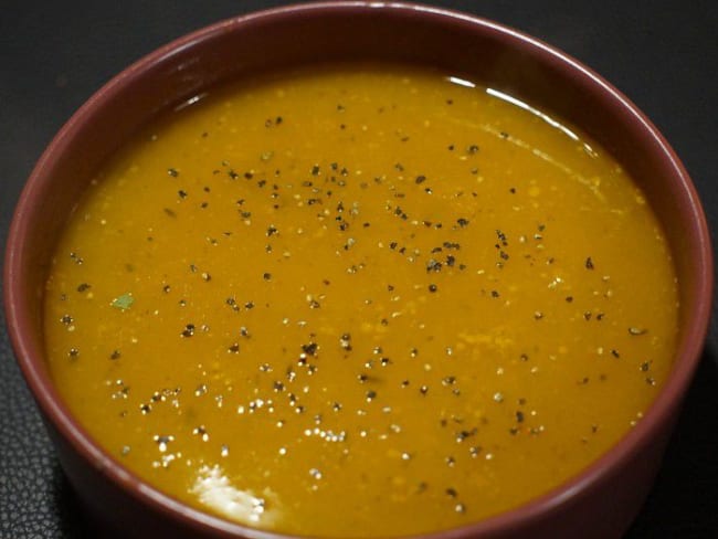 Soupe de courge Butternut et carottes