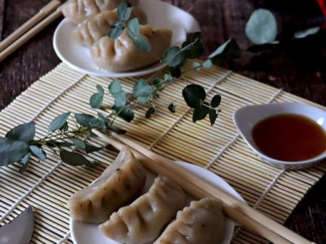 Gyozas végétariens sans gluten