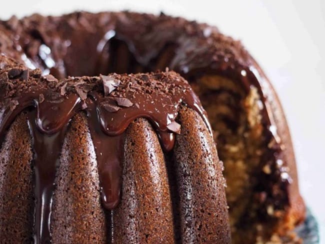 Bundt Cake Marbré Choco Vanille