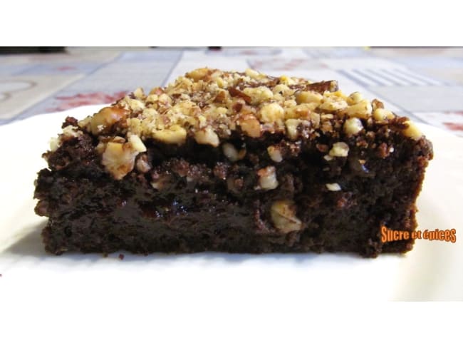 Brownie aux noix