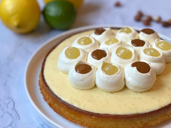 Tarte Citron-Noisette d'après Aurélien Cohen