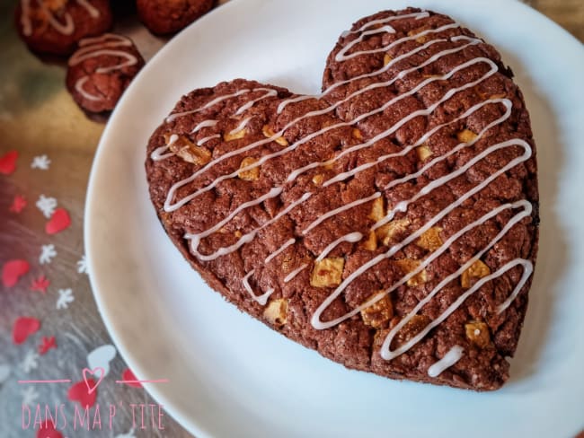 Cookies « Red velvet », cookie géant coeur ou individuel