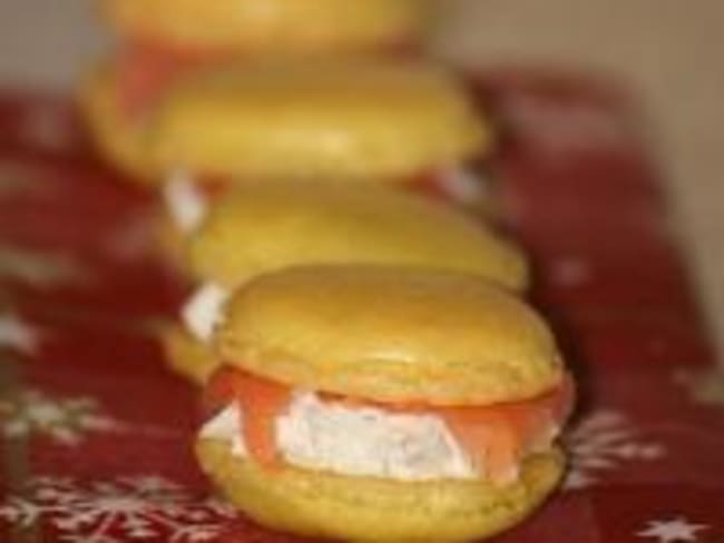 Macarons au Saumon Fumé