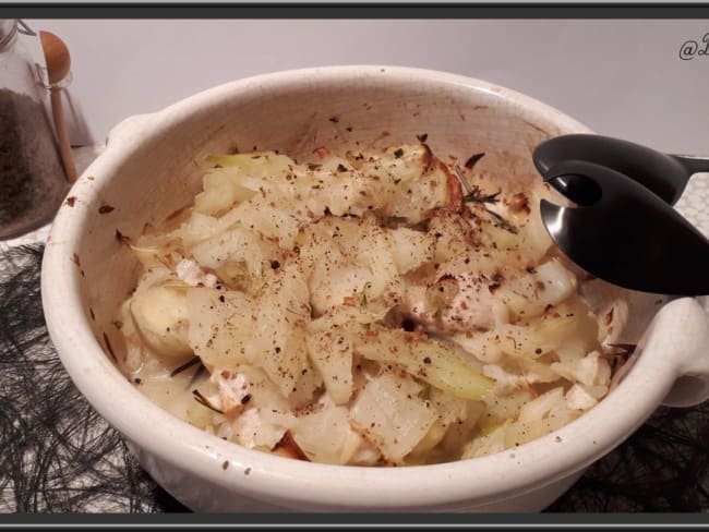 Escalopes de poulet au fenouil