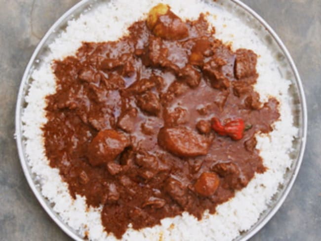 Mafé au boeuf sénégalais, sauce à l'arachide