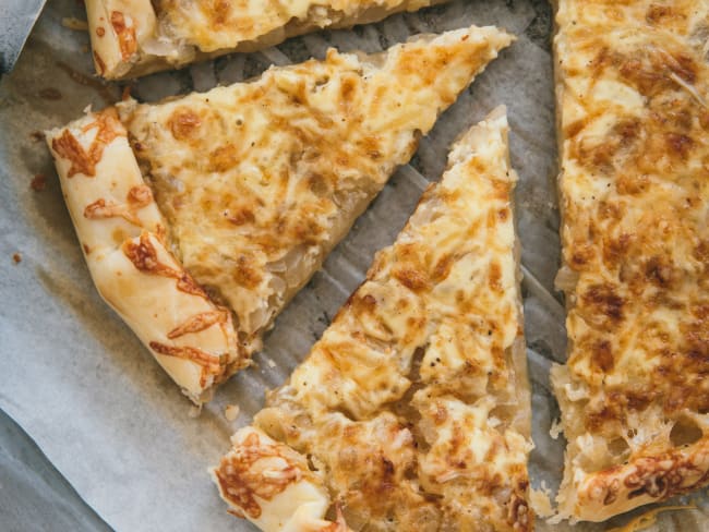 Tarte rustique à l'oignon