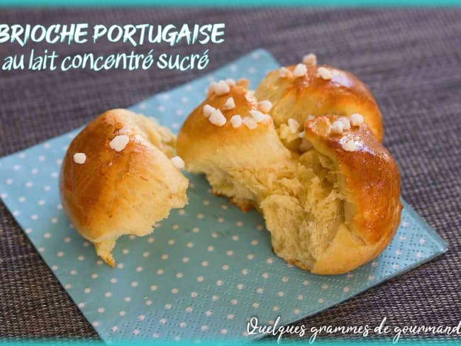 Brioche portugaise au lait concentré