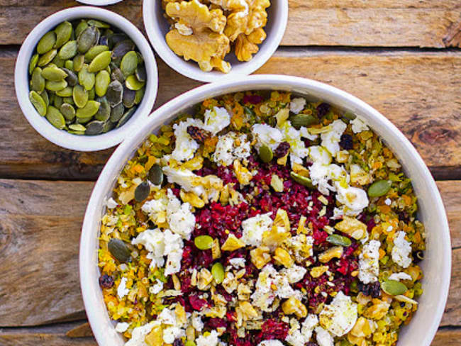 Taboulé de quinoa aux légumes