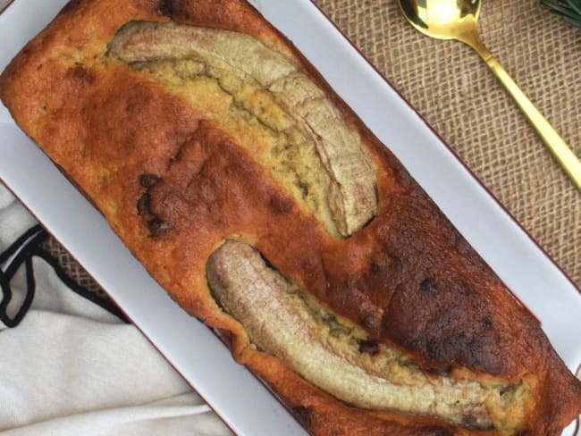 Banana bread aux pépites de chocolat