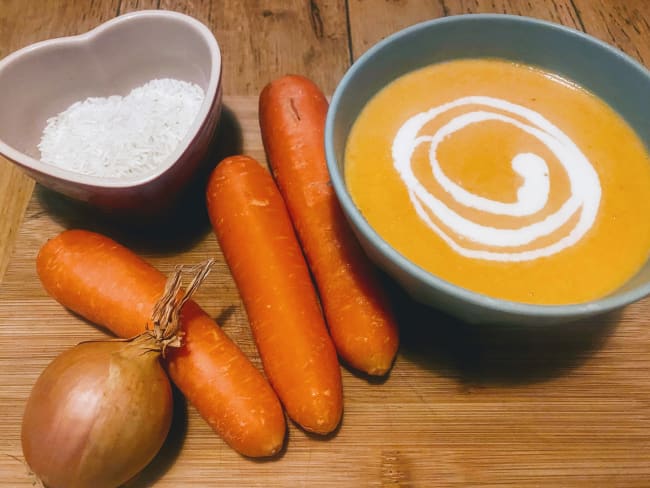 Potage Crécy à la carotte, une recette française traditionnelle