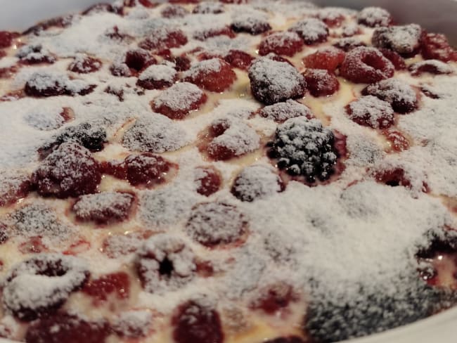 Gratin de fruits frais sans gluten de dernière minute