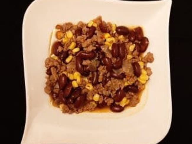 Chili con carne traditionnel du Texas