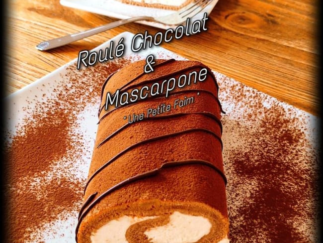 Roulé chocolat et mascarpone