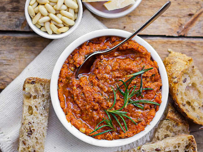 Dip aux tomates séchées