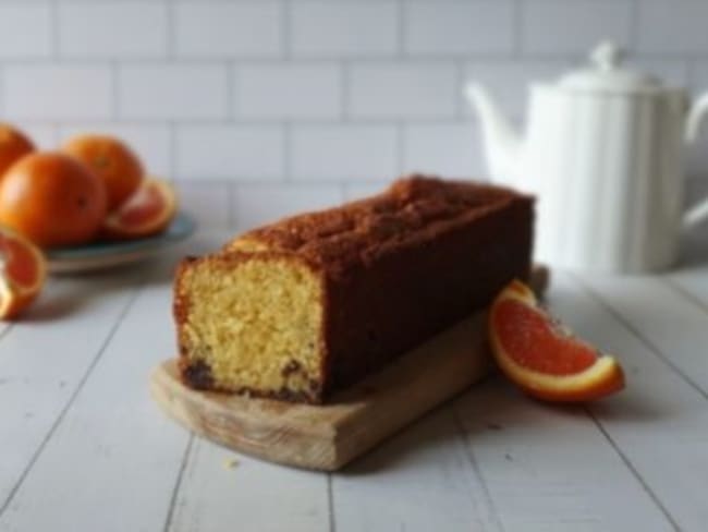 Cake à l'orange et aux pépites de chocolat : recette facile et rapide