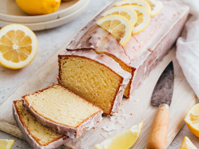 Gâteau au citron et son glaçage au citron