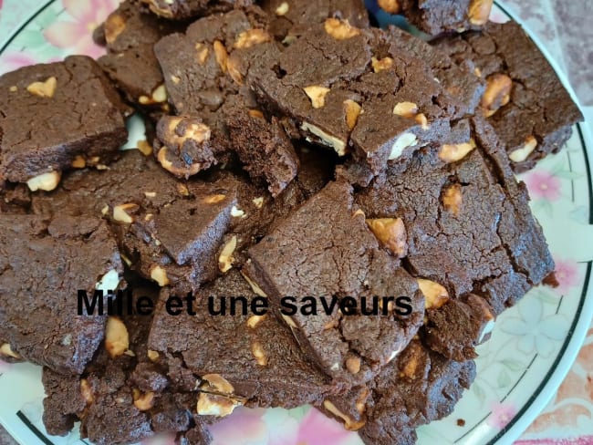 Sablés chocolat, cacahuètes salées