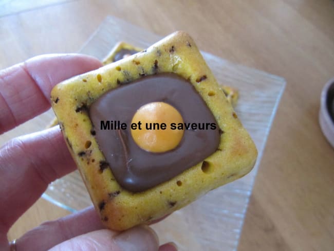 Petit carré à la crème de carambar