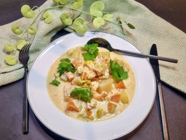 Chowder au poisson pour la Saint-Patrick