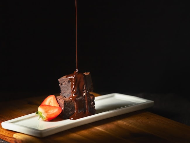 Brownie aux patates douces  avec de la fève tonka