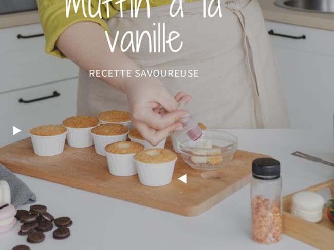 Muffin à la vanille