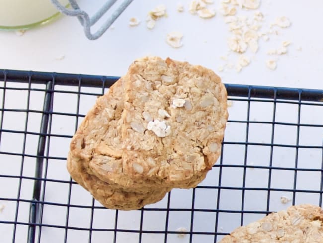 Cookies vegan avoine et graines