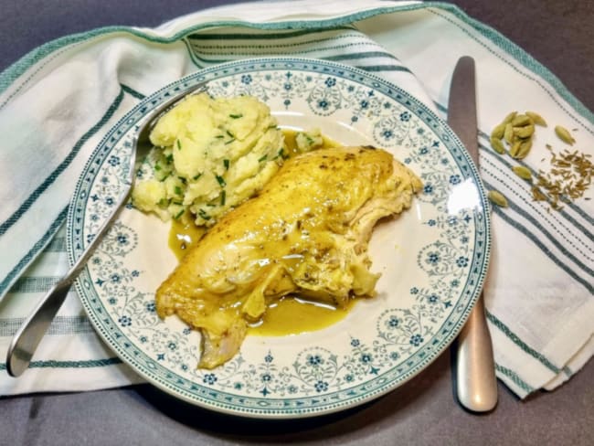 Poulet au beurre d’épices