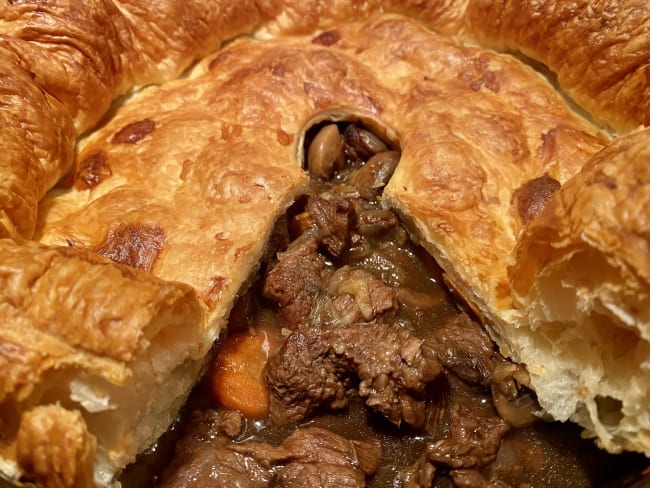 Tourte au bœuf et à la Guinness