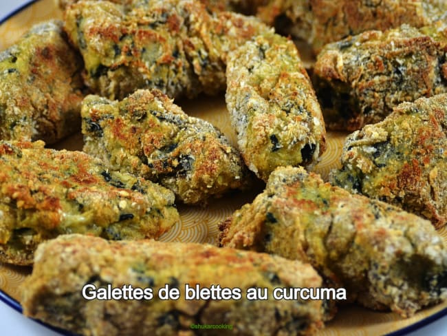 Galettes de blettes au curcuma