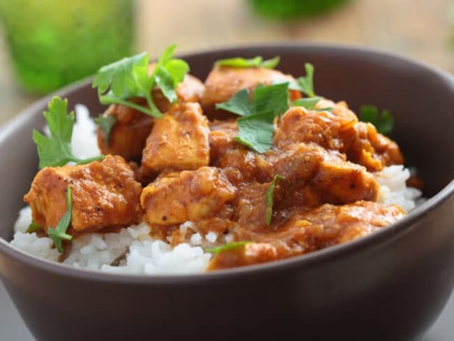 Blanc de poulet parfumés au curry