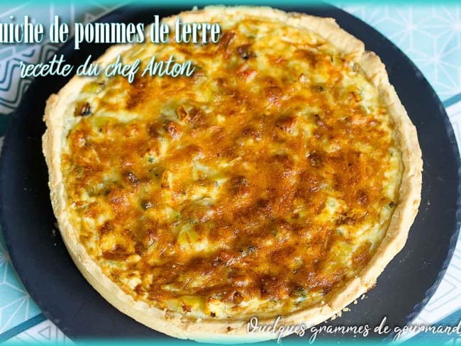 Quiche de pommes de terre : une recette du chef Frédéric Anton