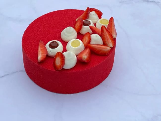 Entremets Fraise Citron