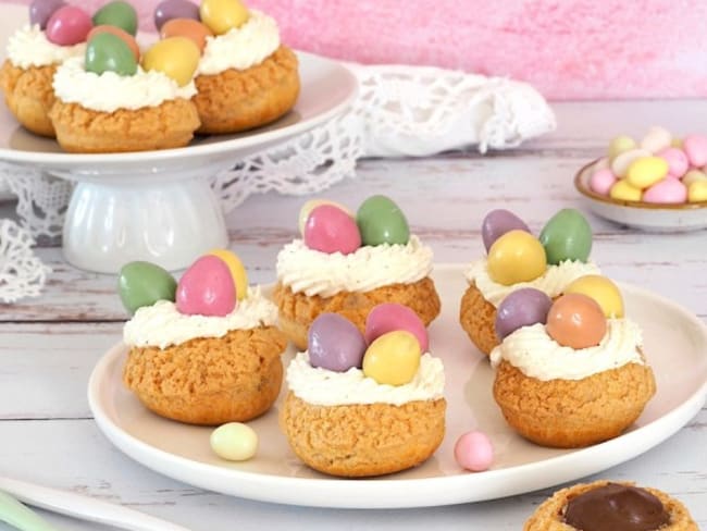 Choux au chocolat pour Pâques